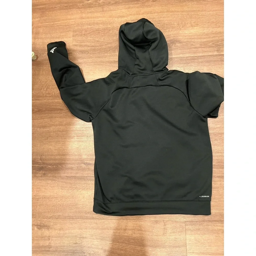 Adidas Hoodie Men's Black Size Large Climawarm